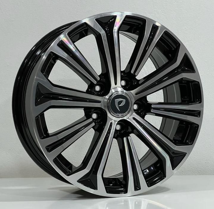 6.5X16 BK-5845 5X114.3 ET40 60.1 BLACK MACHINED XL