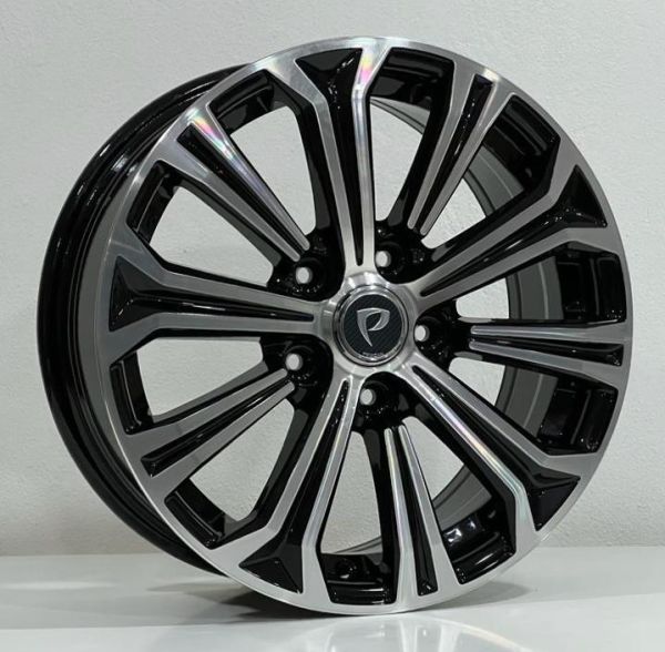 6.5X16 BK-5845 5X114.3 ET40 60.1 BLACK MACHINED XL