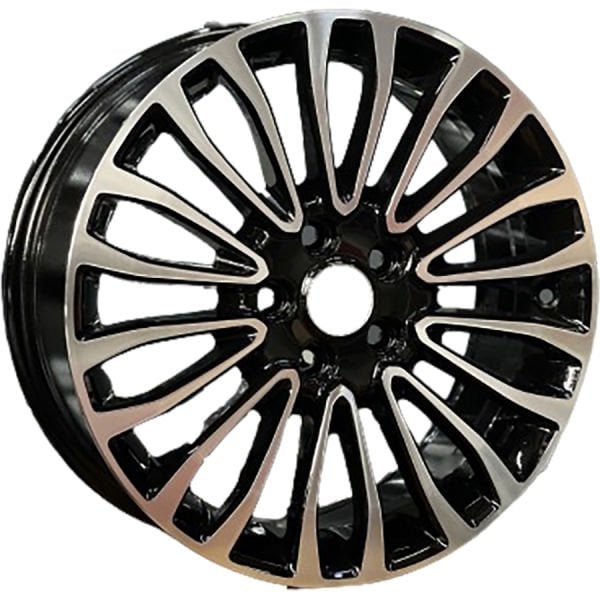 7X17 BKY-1158 5X108 ET50 63.4 BLACK MACHINED XL