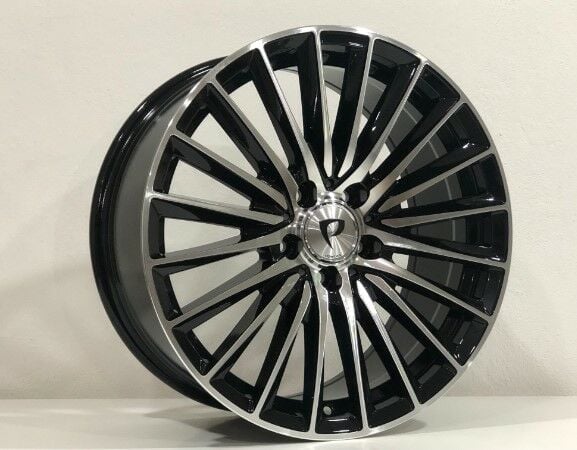 7.5X17 BK-5909 5X112 ET45 66.56 BLACK MACHINED XL