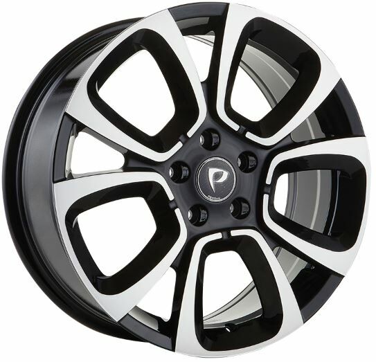 7X17 BK-5850 5X108 ET43 65.1 BLACK MACHINED