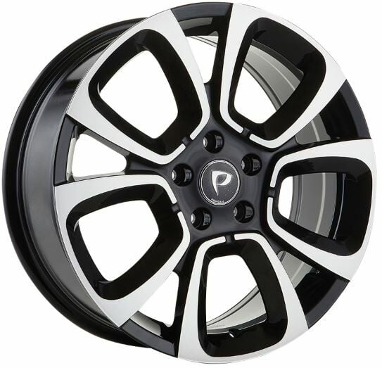 7X17 BK-5850 5X108 ET43 65.1 BLACK MACHINED