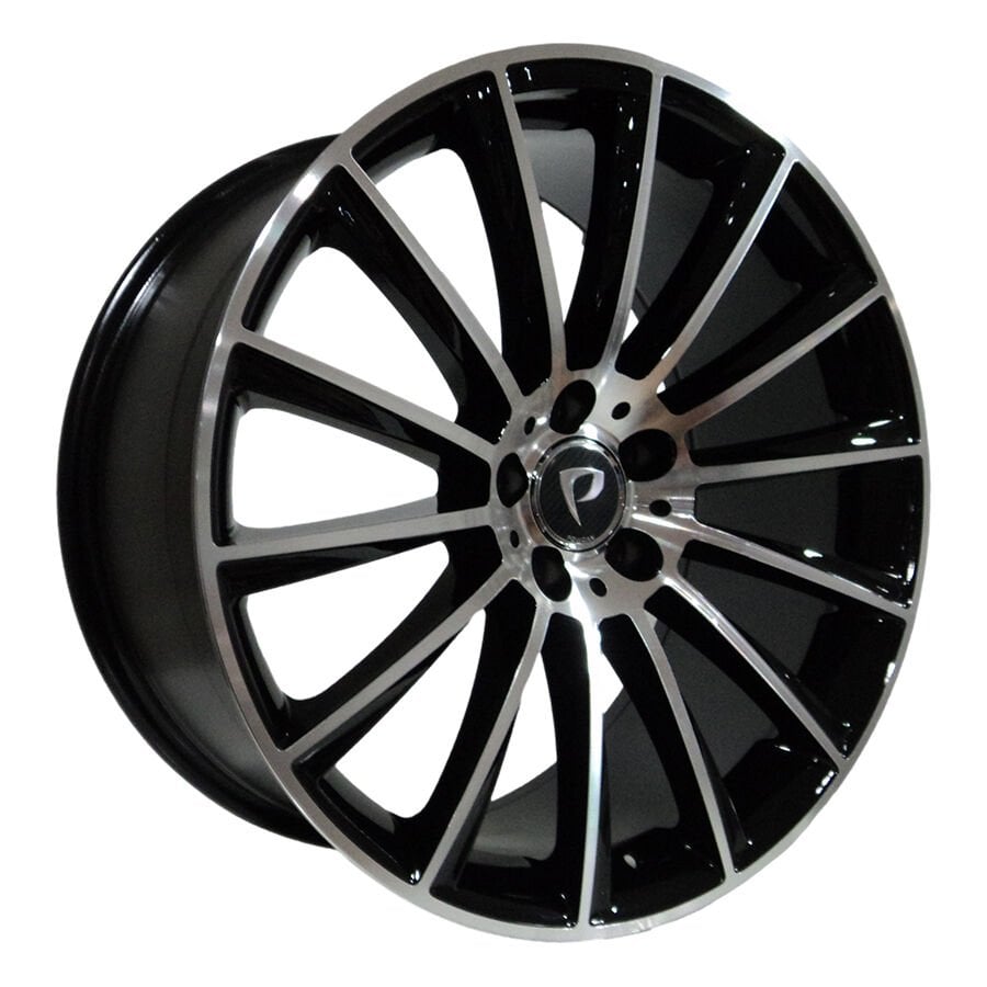 9.5X18 BK-836 5X112 ET45 66.56 BLACK MACHINED XL