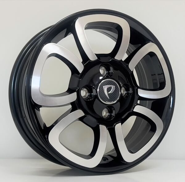 5X14 BK-5112 4X100 ET40 67.1 BLACK MACHINED XL