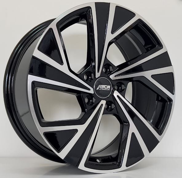 BOACHİ 7.5X17 BCH-7F651 5X112 ET35 57.1 BLACK MACHIENED X Binek Jant