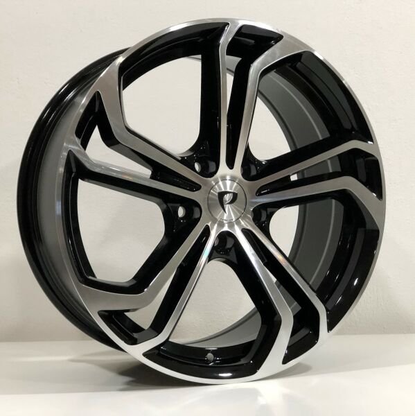 8X18 BK-5620 5X112 ET45 57.1 BLACK MACHINED XL