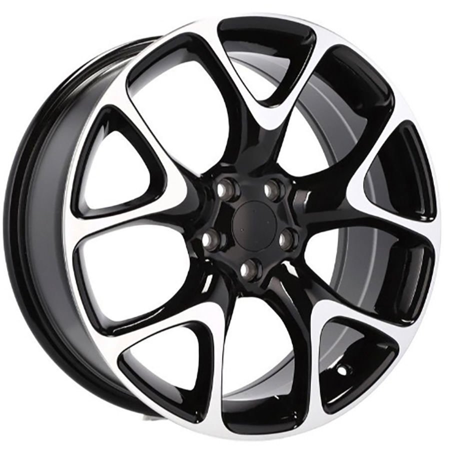 7.5X17 BK-518 5X105 ET42 73.1 BLACK MACHINED