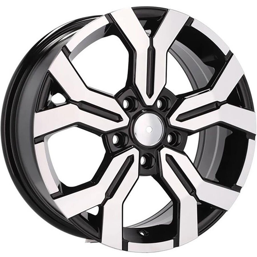 6.5X16 BK-1110-4X100 ET45 60.1 BLACK MACHINED XL