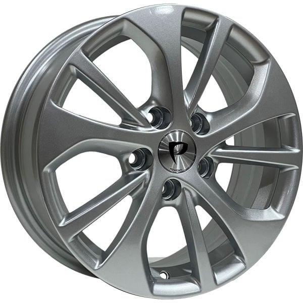 6X15 BK-5957 5X108 ET40 60.1 SHINY SILVER XL
