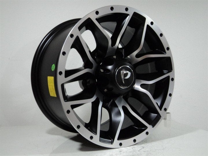 8X15 BK-5307 6X139.7 ET-15 110 MAT BLACK
