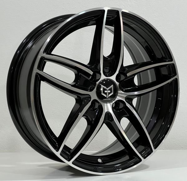 6.5X15 TRK-3330 4X100 ET35 73.1 BLACK MACHINED