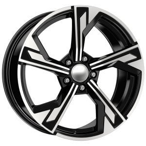 8X18 DY-338 5X112 ET40 66.45 BLACK MACHINED XL