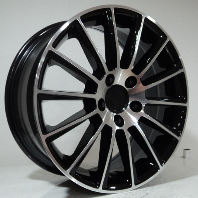 8X18 DY-138 5X112 ET50 66.6 BLACK MACHINED XL