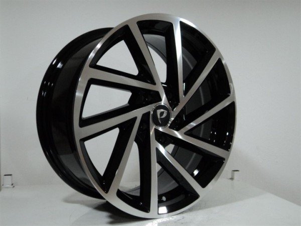7.5X17 BK-5329 5X112 ET45 57.1 BLACK MACHINED XL