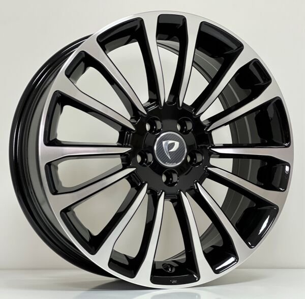 BK 6.5X16 BKY-1204 5X98 ET40 58.1 BLACK MACHINED XL Binek Jant