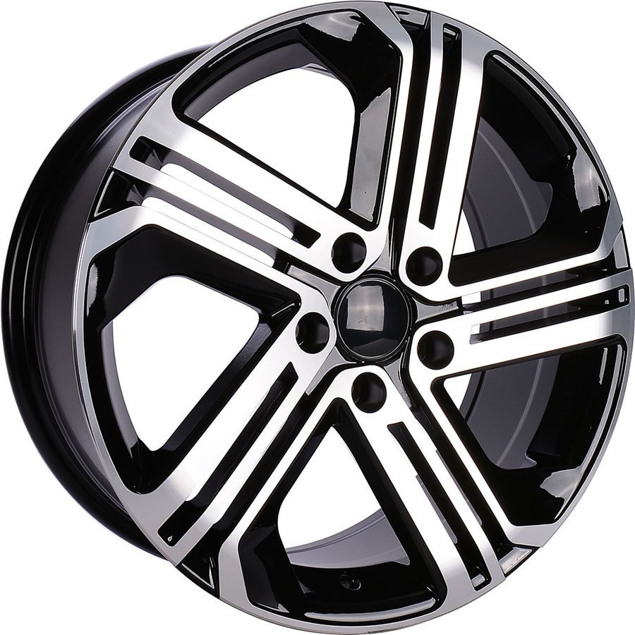 7.5X17 BK-5156 5X112 ET45 57.1 BLACK MACHINED XL