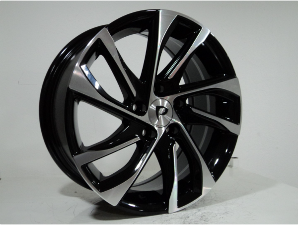 6.5X15 BK-5760 5X98 ET40 58.1 BLACK MACHINED