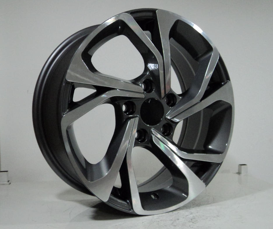6.5X16 DY-906 5X114.3 ET35 66.1 BLACK MACHINED XL
