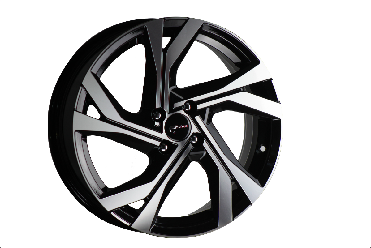 6.5X15 CAR 15156 5X114.3 ET40 66.1 BLACK MACHINED