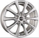 7X16 BOR-553 (20411) 5X100 57.06 ET38 GLANZ SİLBER