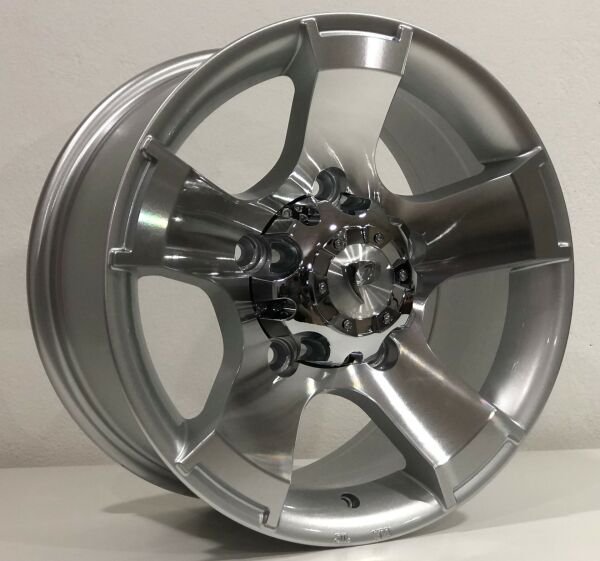 8X16 BK-0159 6X130 ET25 84.1 SİLVER MACHINED