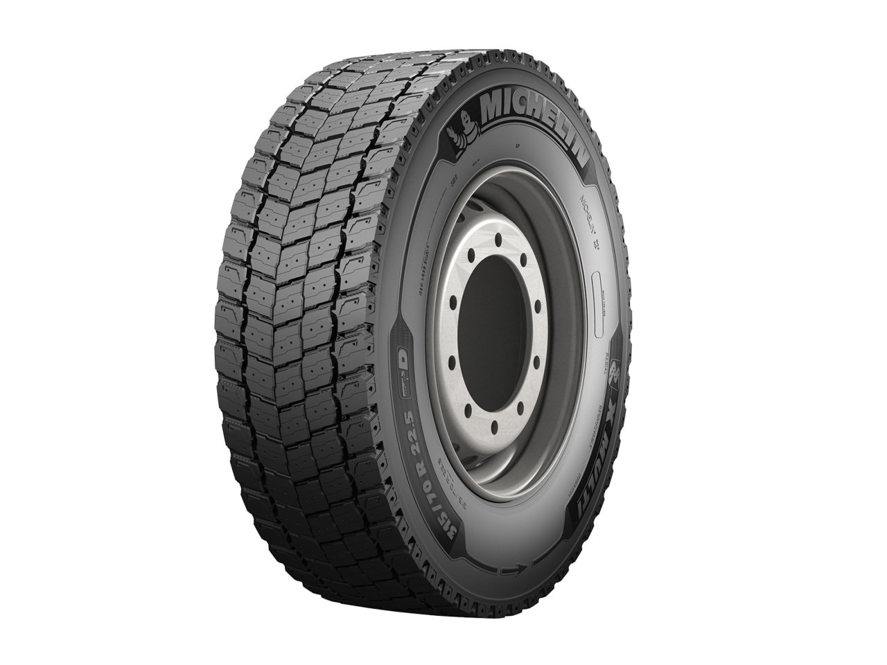 3891 ミシュラン　315/70R22.5 2本セット Michelin 315/70R22.5 X MULTI D Çeker Aks Lastiği Michelin Çeker Aks
