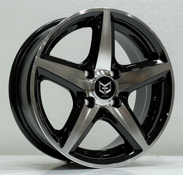 6X14 TORK-244 4X100  ET35 73.1 BLACK MAC